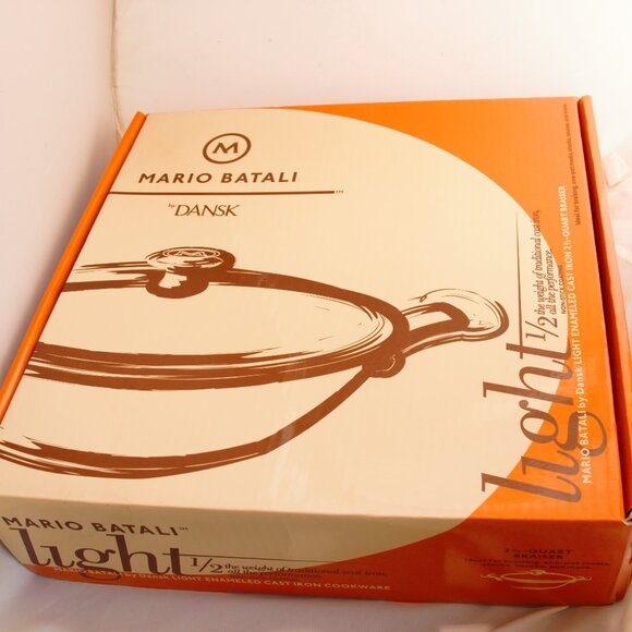 Mario Batali by Dansk Light Enameled Cast Iron 2 1/2-quart Braiser - Picture 3 of 3